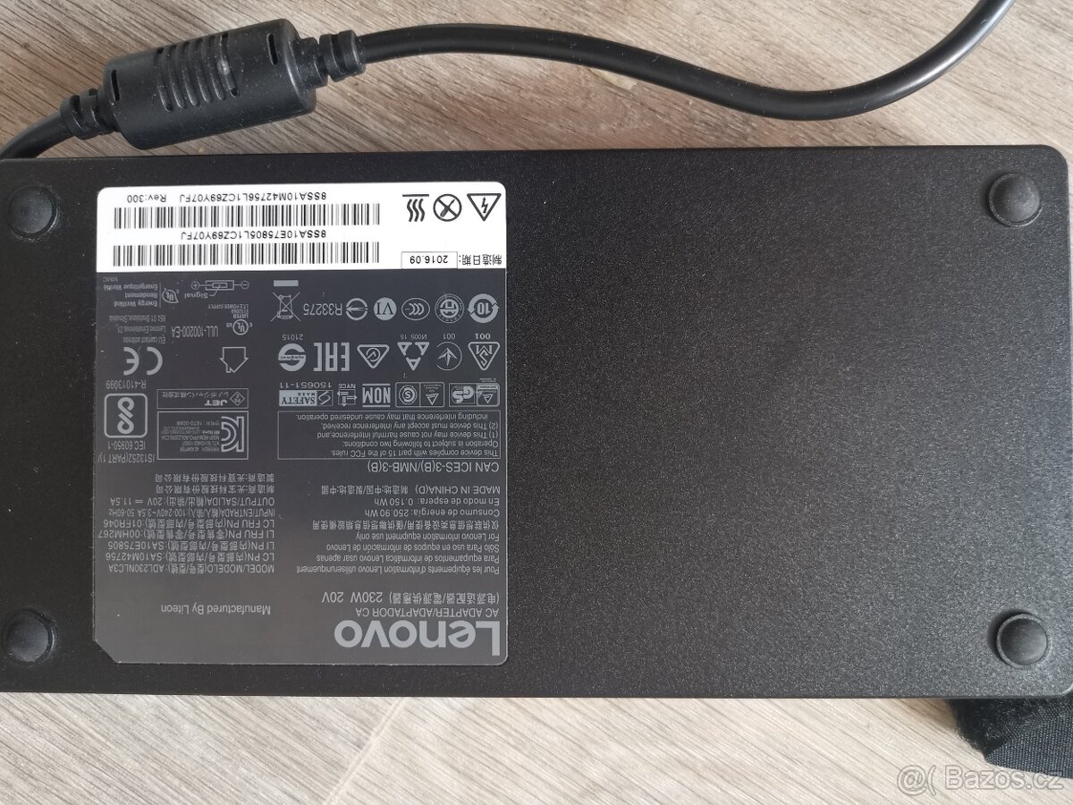 Originál nabíječka Lenovo 230w 20V (Slim Tip)