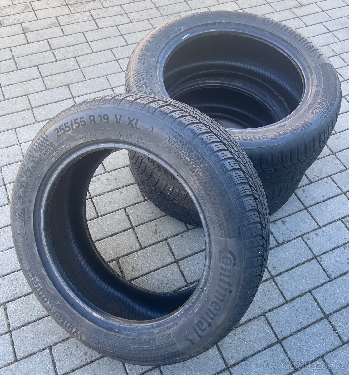 255/55 R19 - 3x zimní Continental 6mm