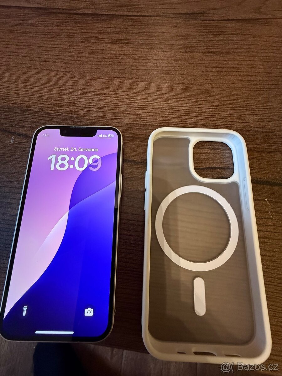 Apple iPhone 13 Mini, 128GB, bílá, nová baterie