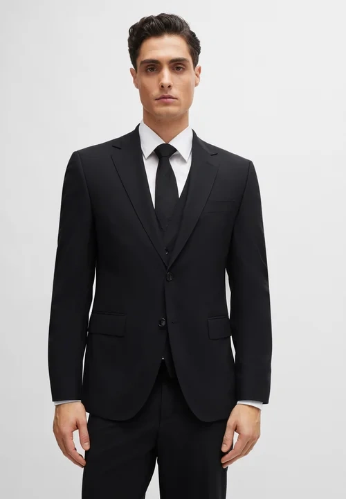 HUGO BOSS LUXUS PÁNSKÉ SLIM SAKO-KABÁT S(S-M)
