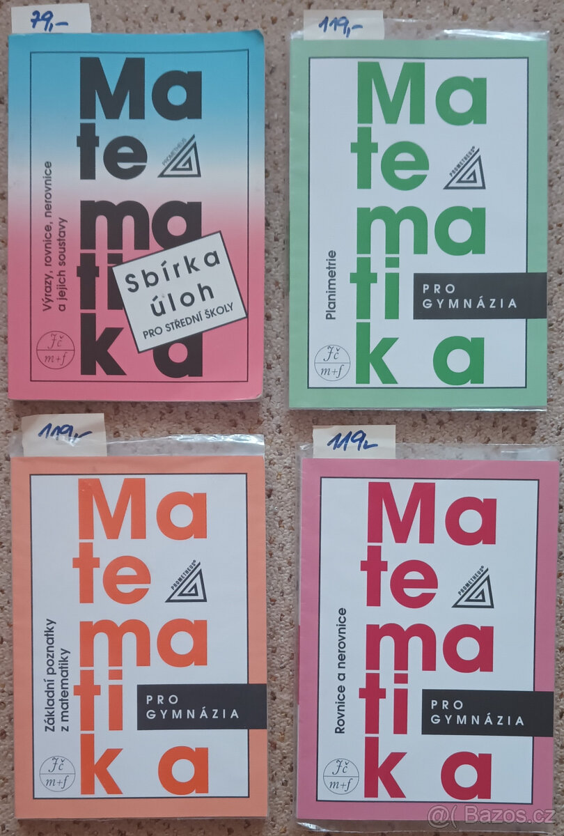 Učebnice matematiky pro gymnazium