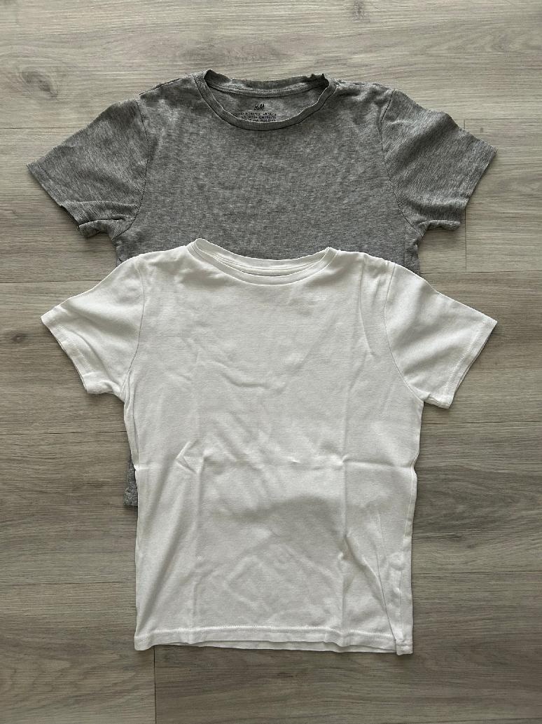 2 x Chlapecká trička H&M, vel. 146/152