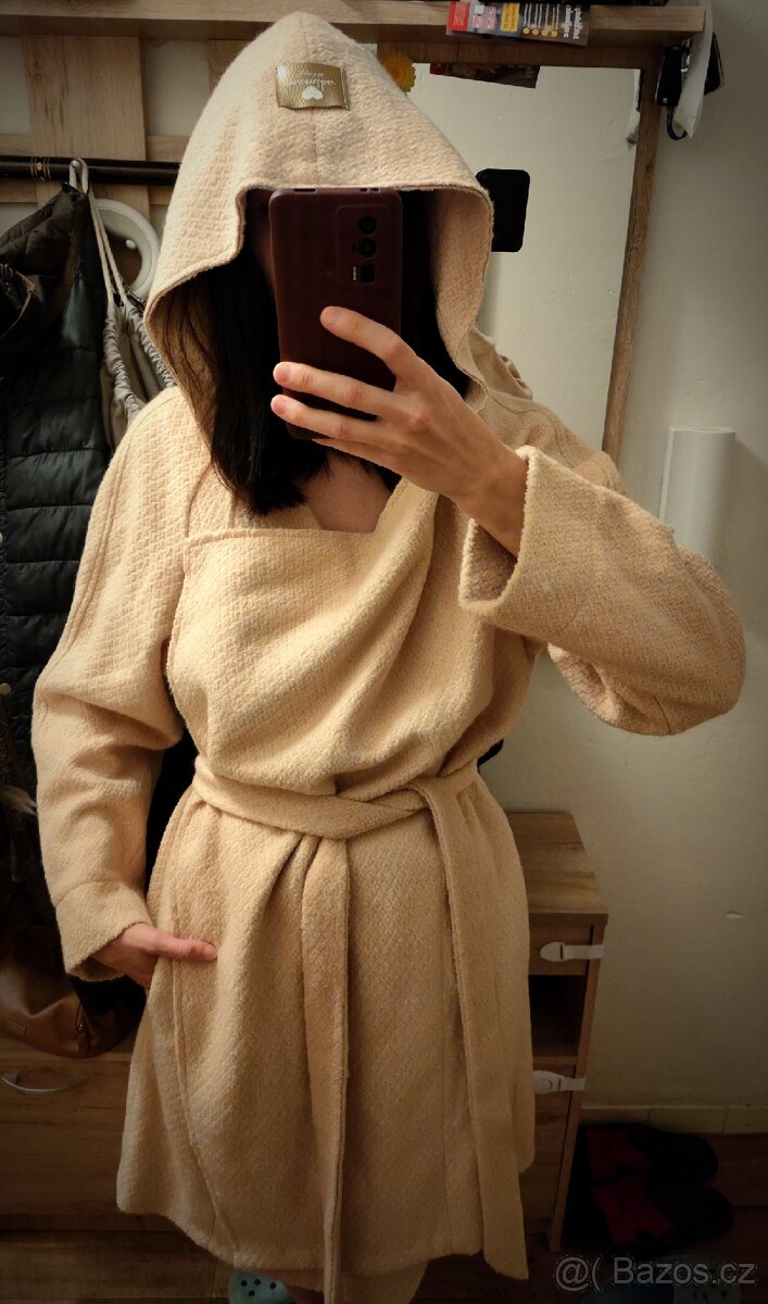 Těhotenský/nosící vlněný kabát od Mamiky