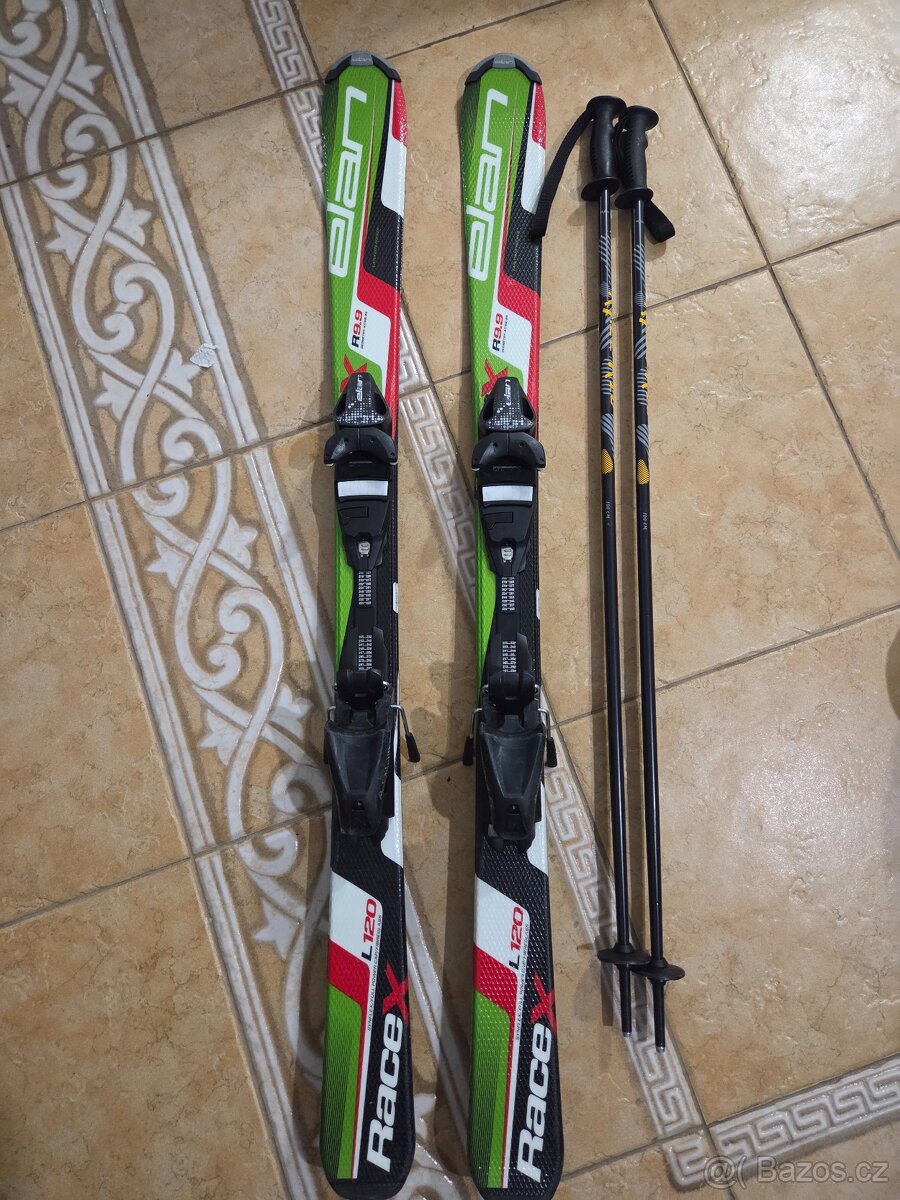 Sjezdové dětské lyže 120 cm