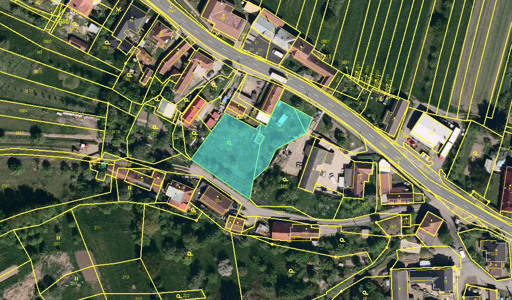 Prodej st. pozemku v Jestřabí o rozloze 1376 m2