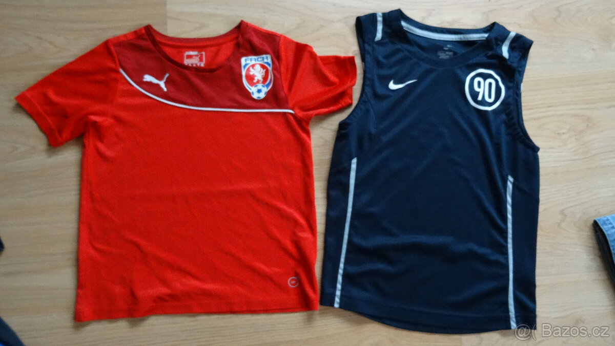 3x trika 128 VŠE 95 Kč