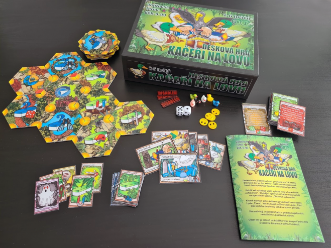 Kačeři na lovu-desková hra