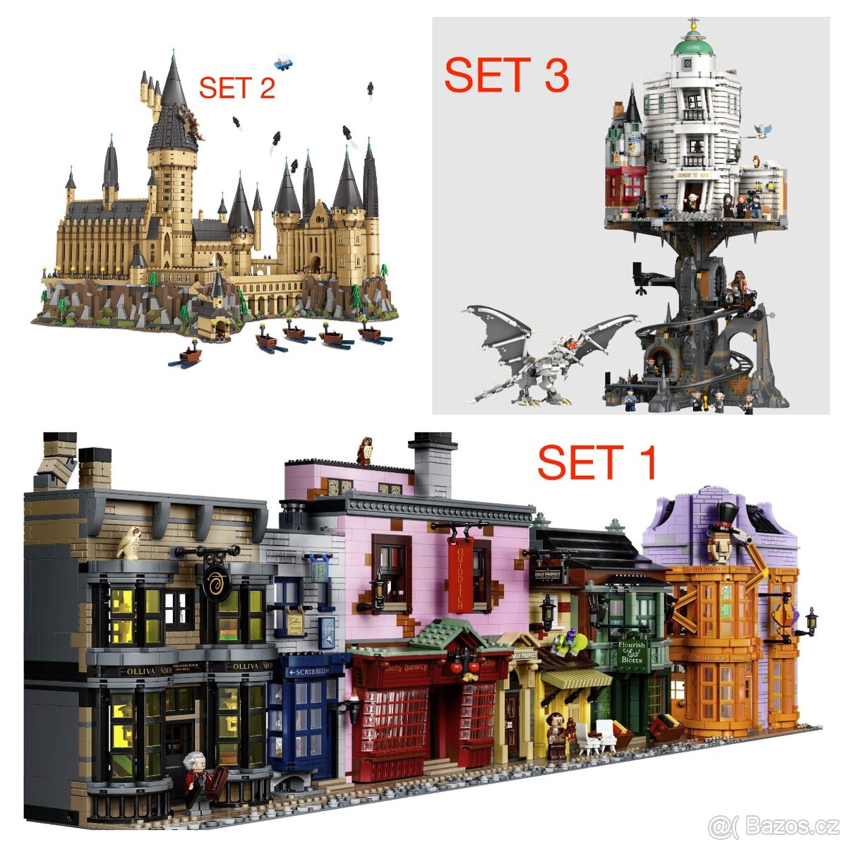Harry Potter stavebnice 6 + figúrky - typ lego - nové