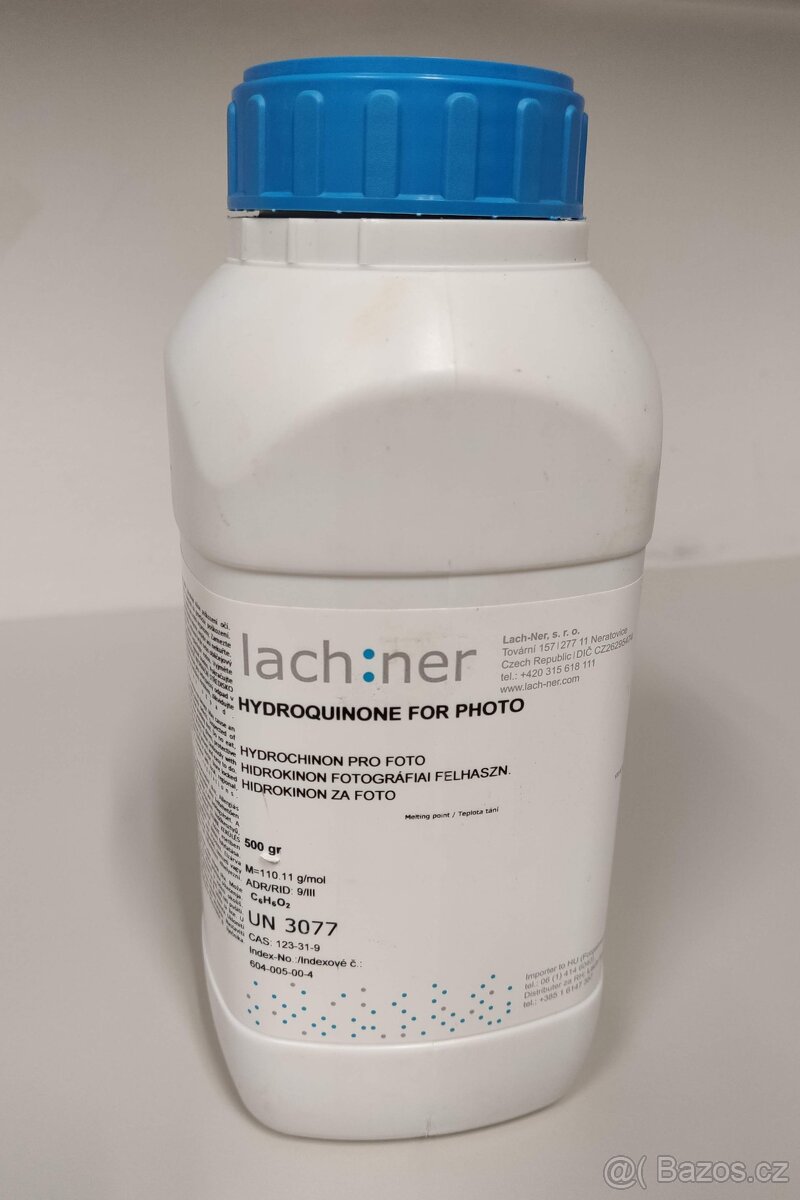 Hydrochinon pro ČB fotografii