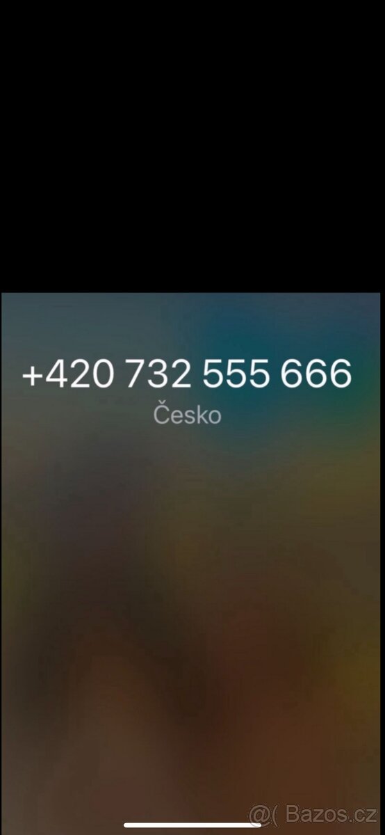Zlaté VIP TOP číslo 732 555 666