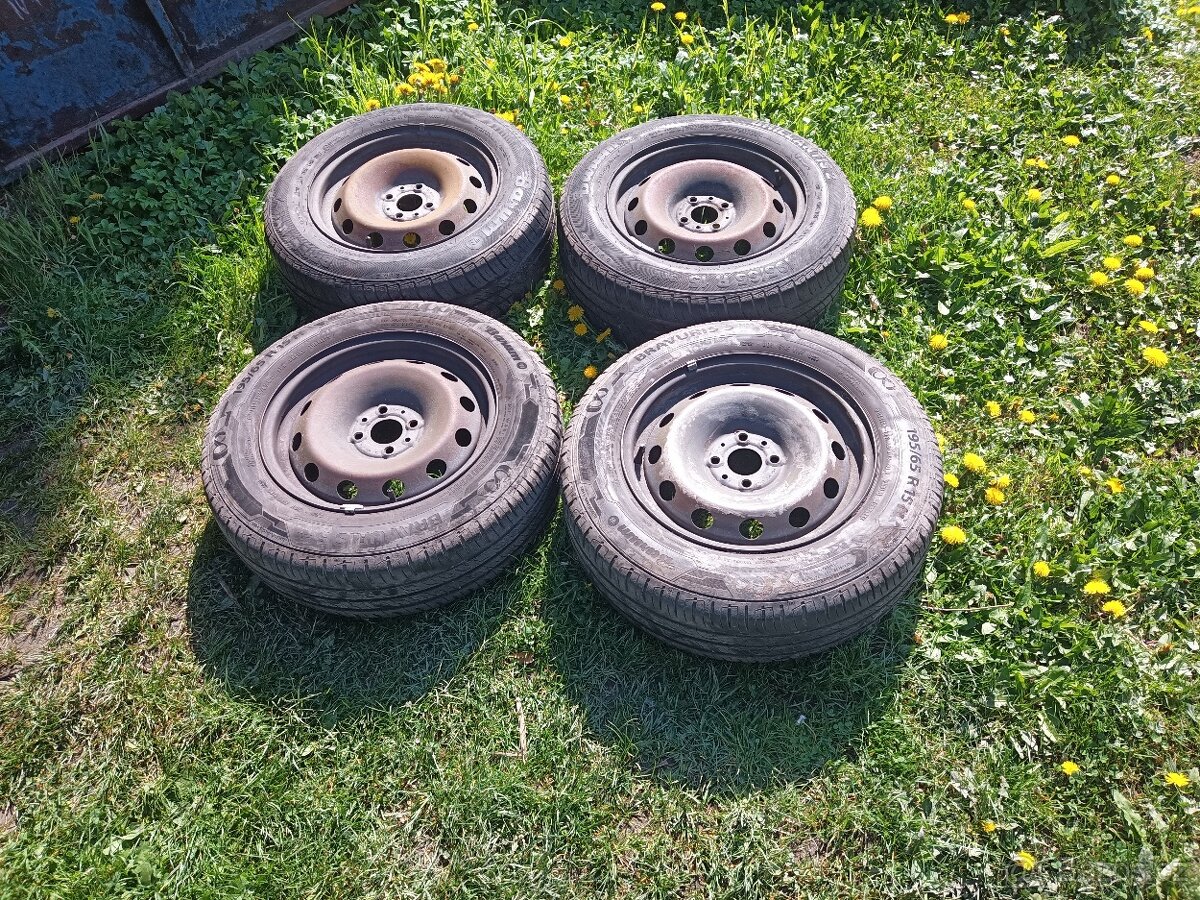 195x65 r15 , disk 4x98 r15 letní Fiat