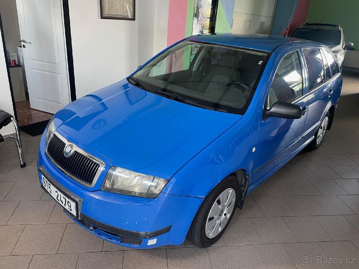 Škoda Fabia combi 1.2i 47kw 2003 klimatizace