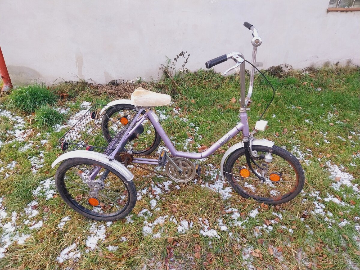 Tříkolka kolo Loped s košíkem