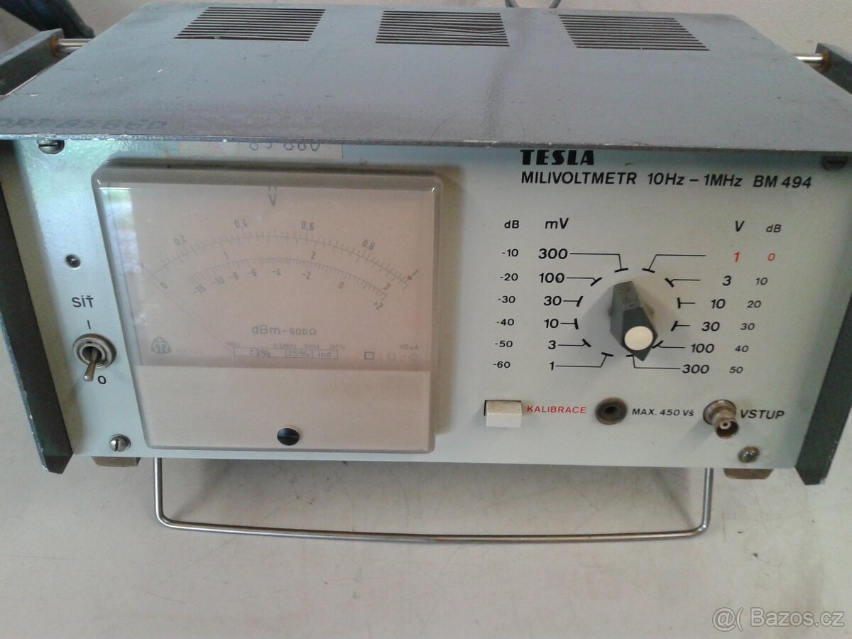 Milivoltmetr TESLA BM494
