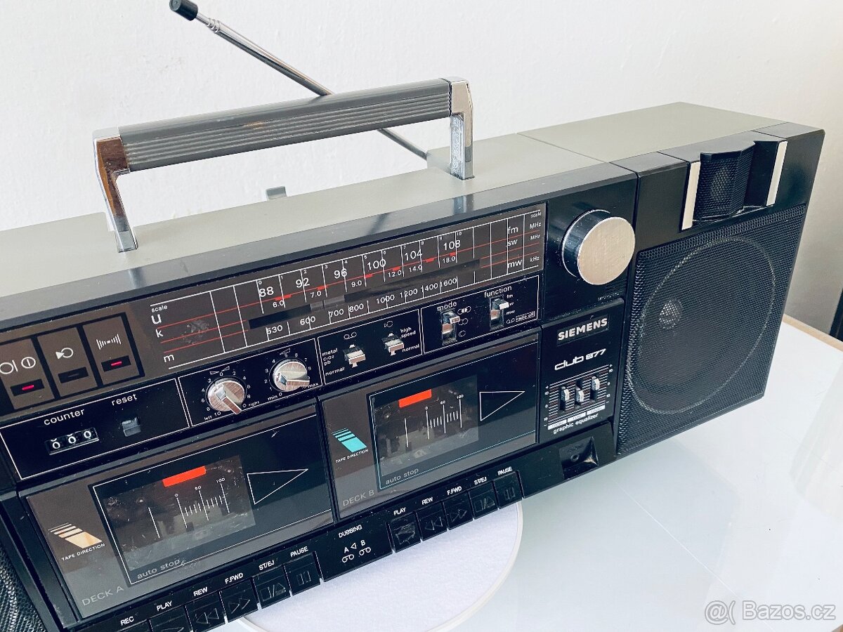Radiomagnetofon Siemens CLUB 877, rok 1986