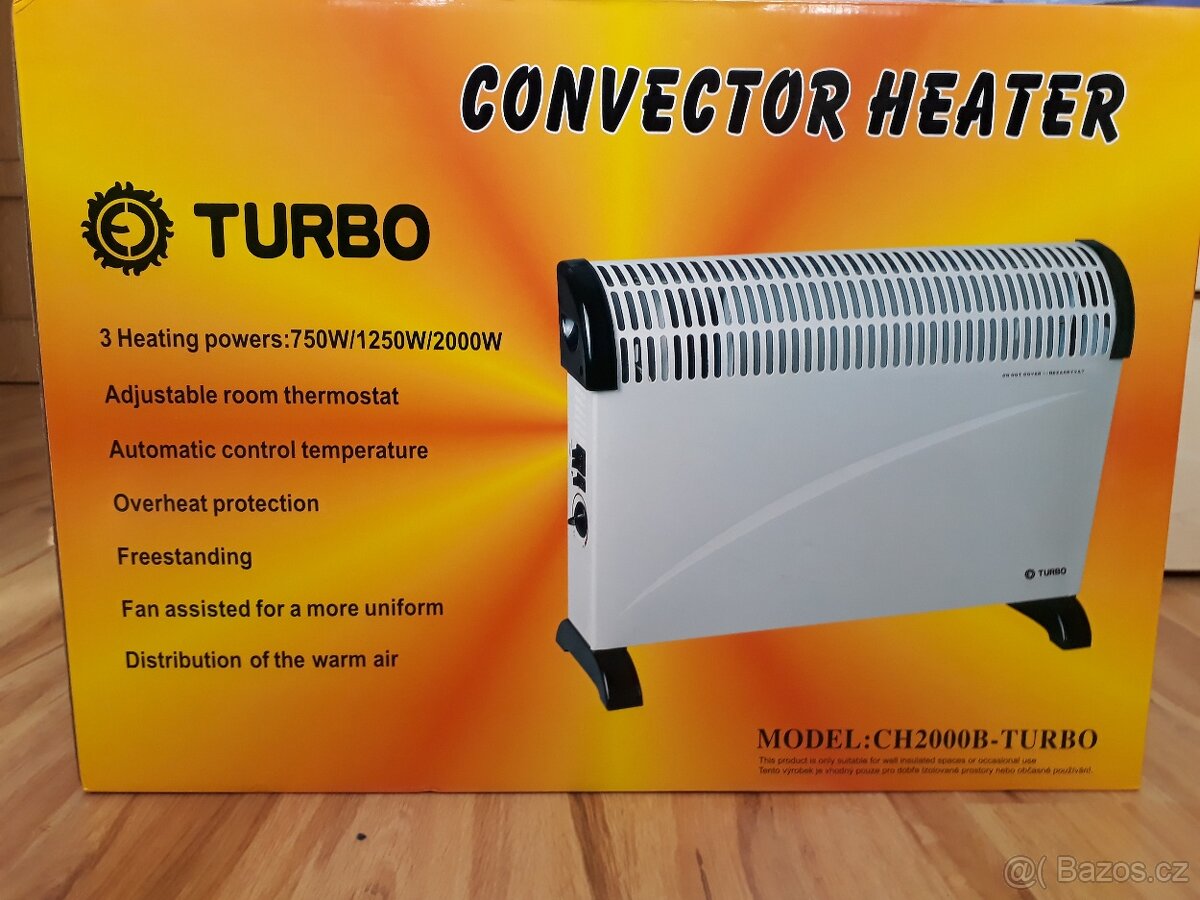 Přenosný elektrický konvektor
