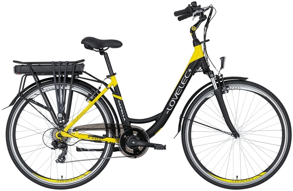 LOVELEC CAPELLA BLACK/YELLOW, RÁM 18'',28" NOSIČOVÁ BATER