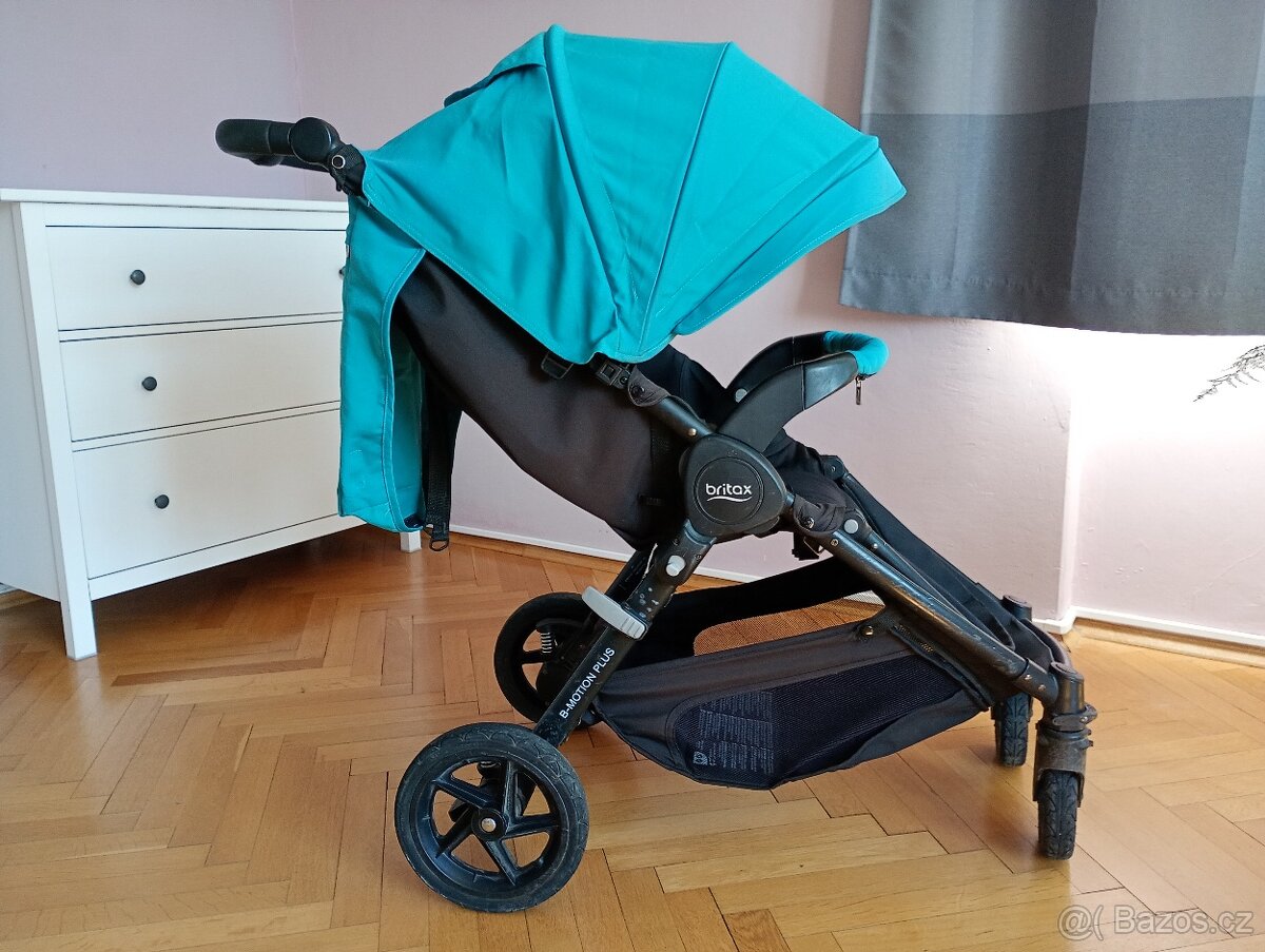 Kočárek Britax B-motion 4 plus tyrkysový