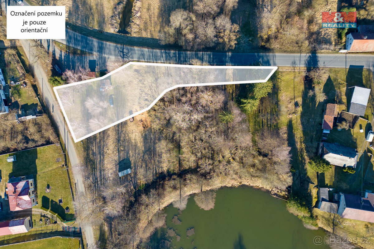 Prodej pozemku k bydlení, 1672 m², Stráž - Olešná