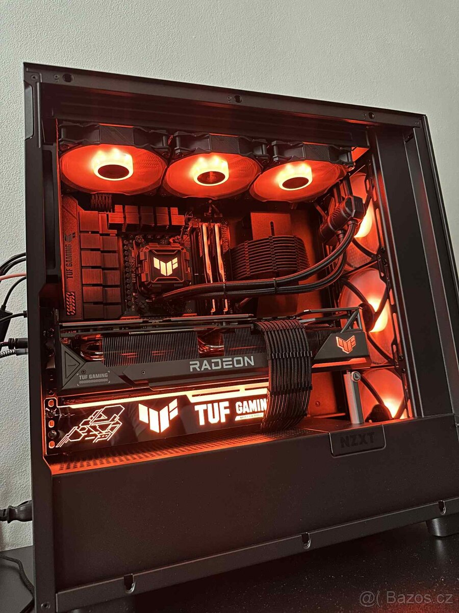 Herní PC ASUS TUF Ryzen 7800X3D, RX 7900XT 20GB v záruce