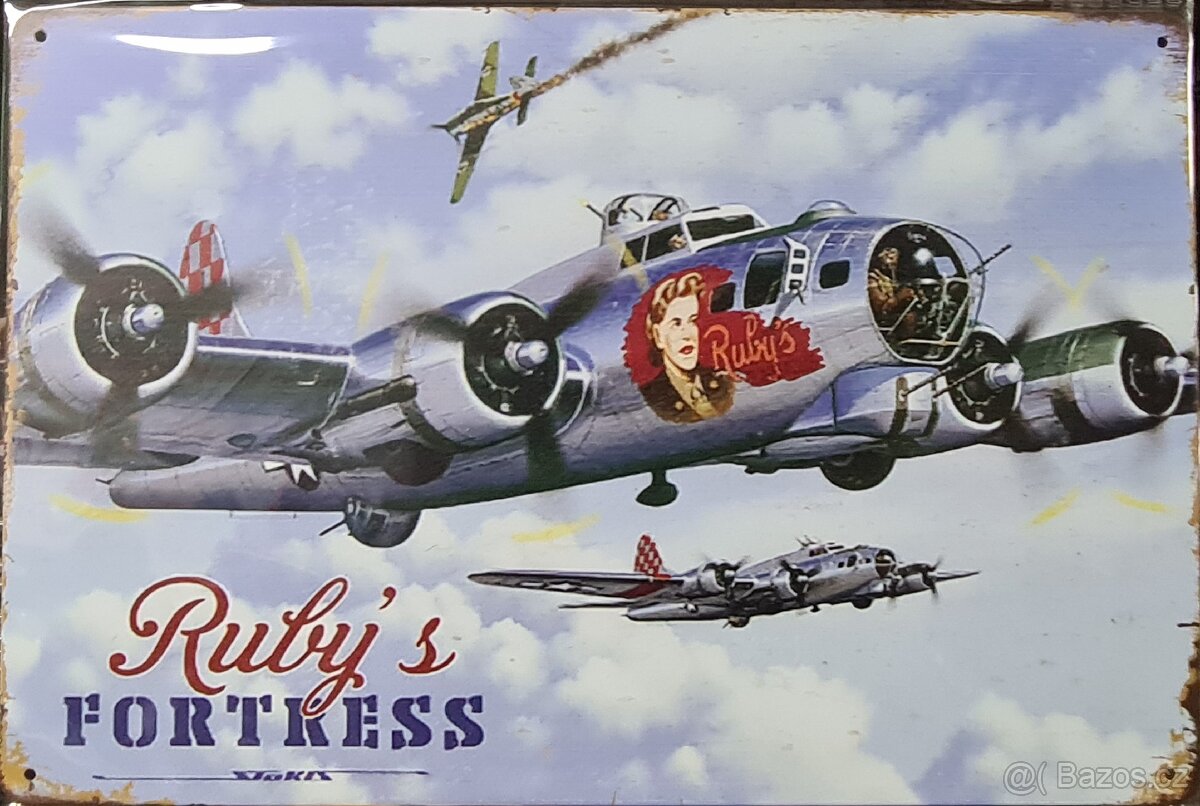 Kovová cedule 30x20 BOMBER