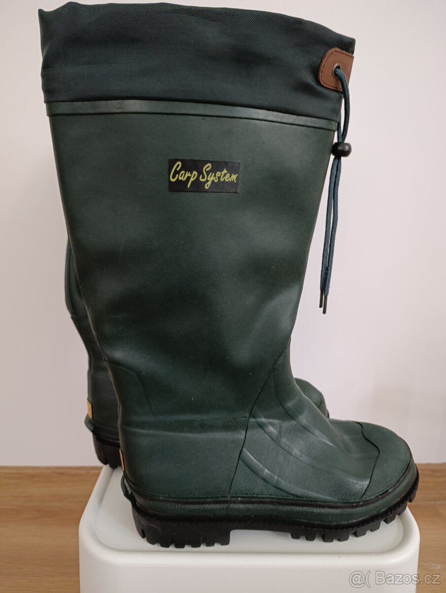 Nové zateplené holinky Carp System, vel. 43