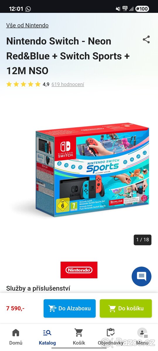 Nintendo switch + sports games