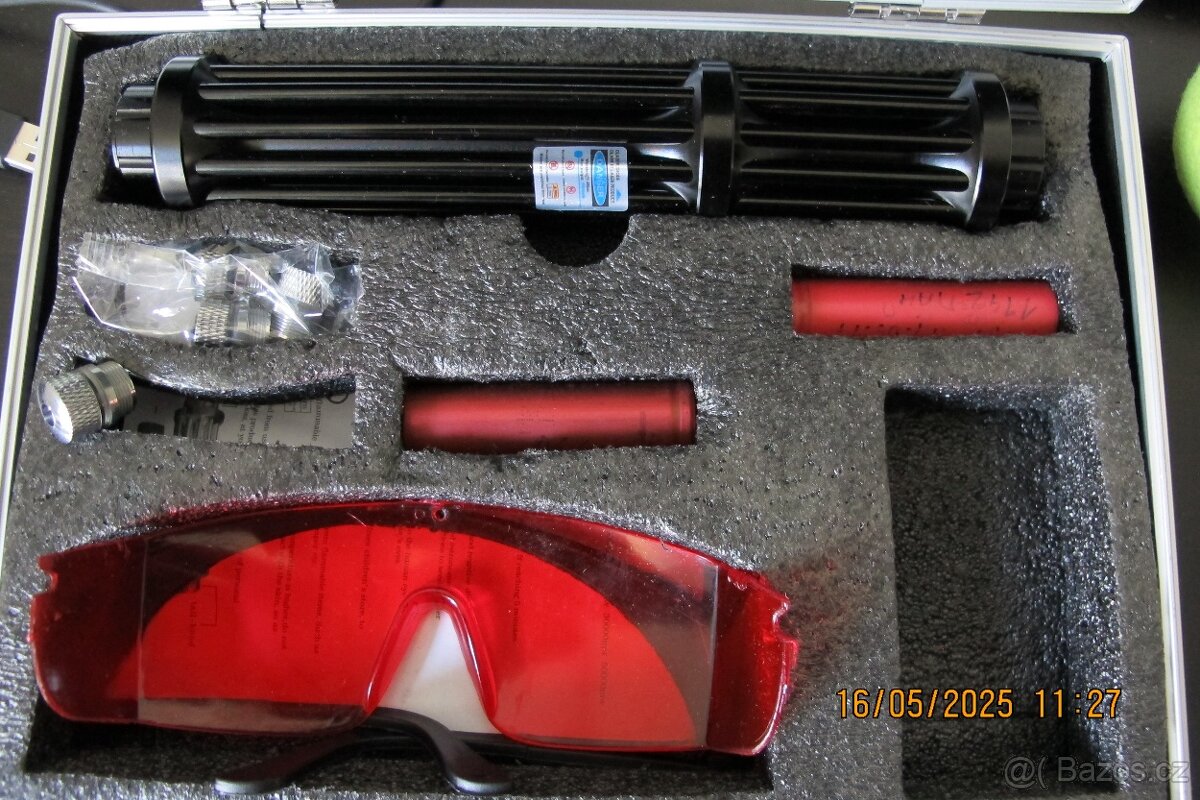 Silný Modrý laser výkon 5000mW