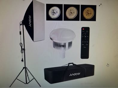 Nové studiové osvětlení.