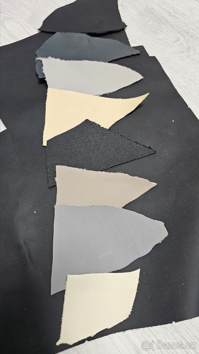 Hovězí Kůže, čalounické, automobilová kůží. Koženka, látka