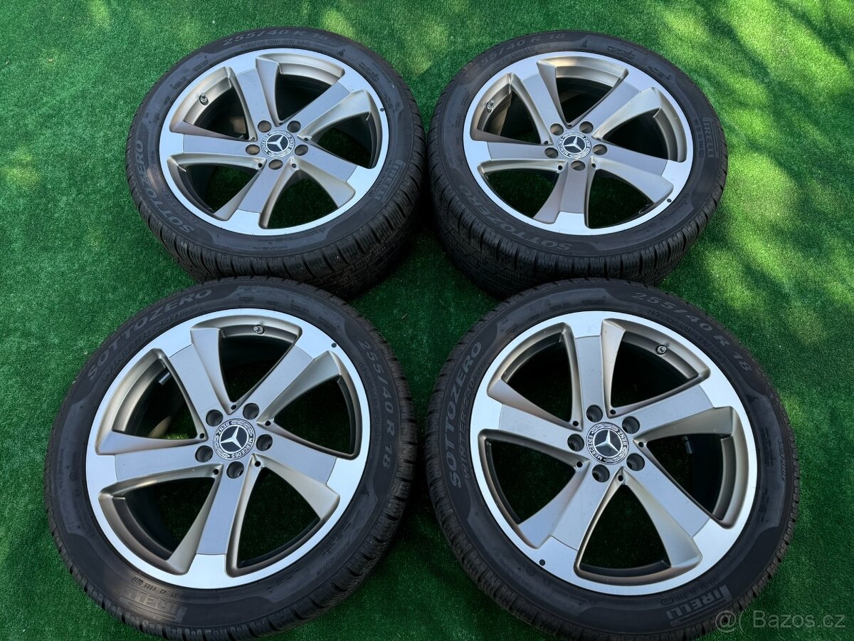 Originál alu kola Mercedes SL 5x112 R18 zimní