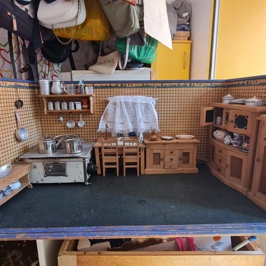 Dětská kuchyňka z 1. republiky (30. léta) – původní stav