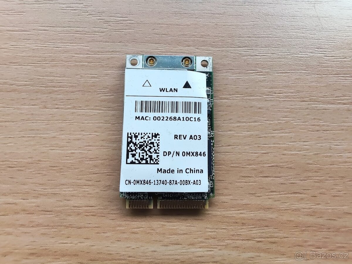 Wifi karta 0MX846 pro DELL