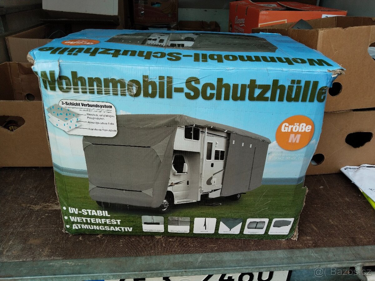 Kryt a Ochranná plachta na obytný vůz - až 7,3m