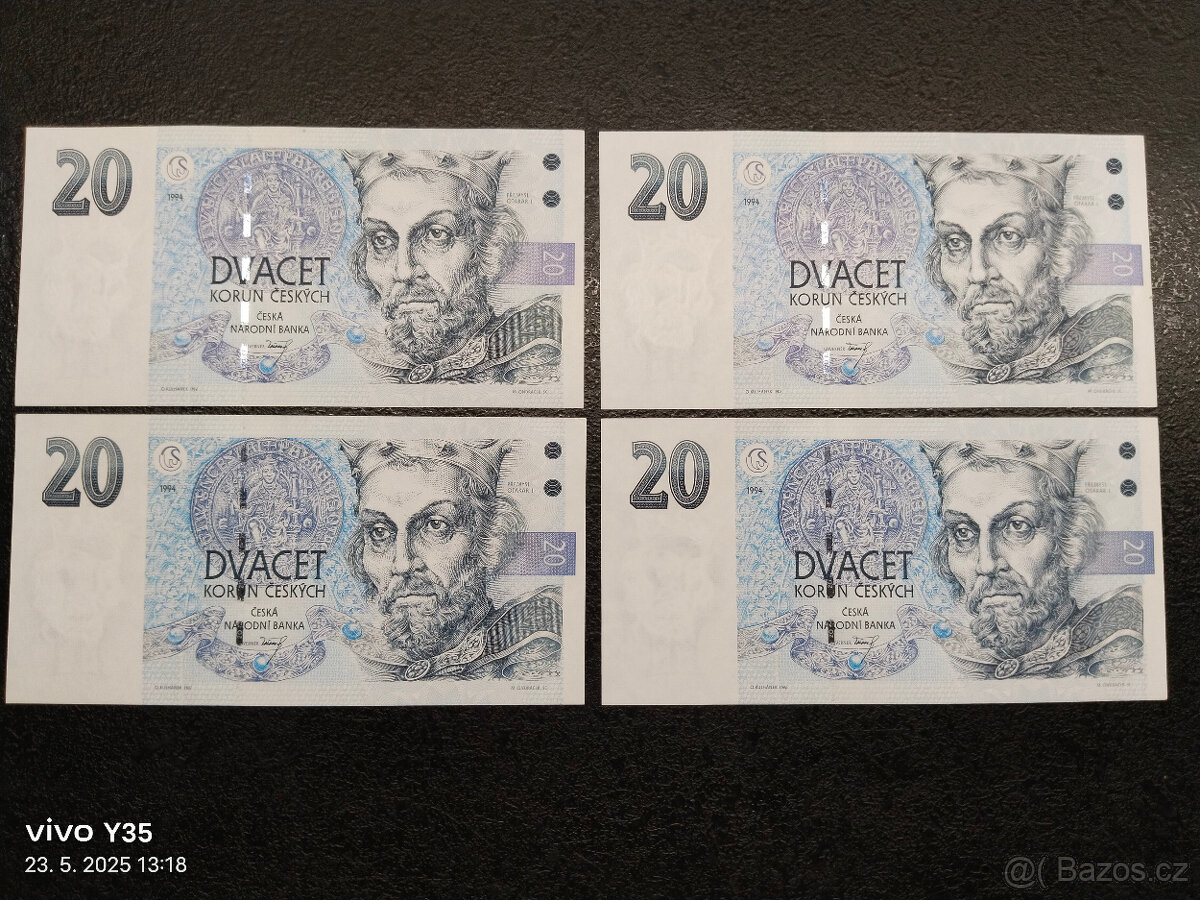 Bankovky Československo 1994 Postupka B32