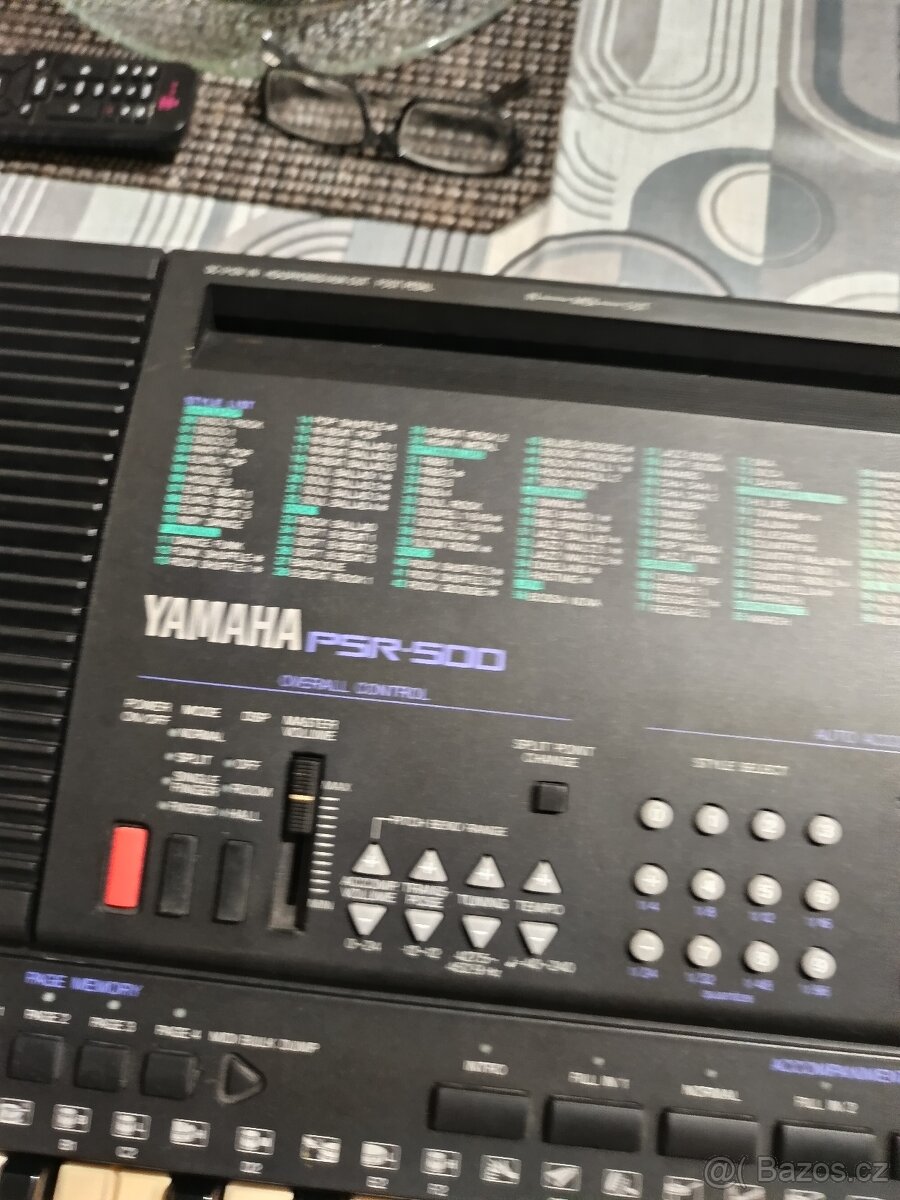 Prodám klávesy Yamaha PSR -500.