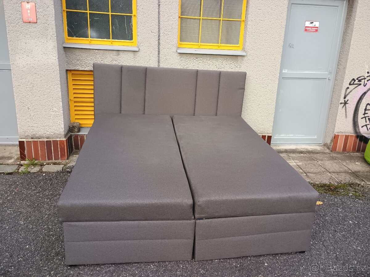 Manželská postel 200x180 s úložným prostorem