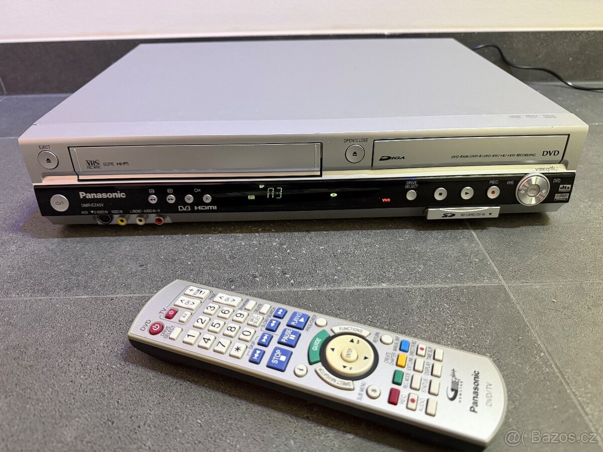 Combo rekordér Panasonic DMR-EZ45V s HDMI