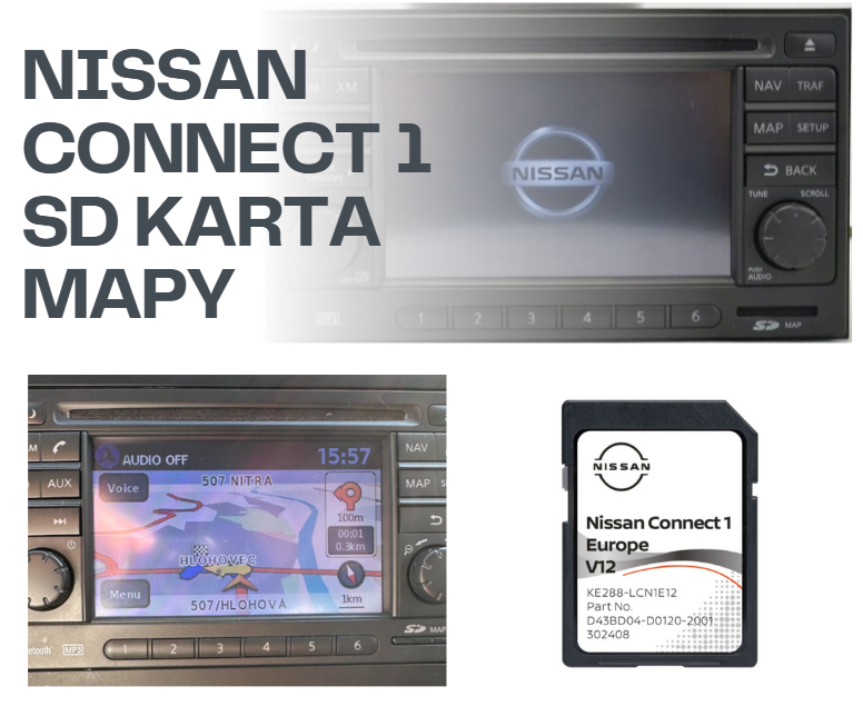 MAPA Nissan Connect 1 v12 2026 + radary