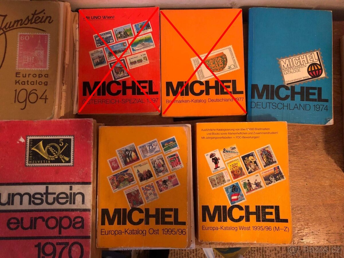 Filatelistické katalogy Michel a atlasy
