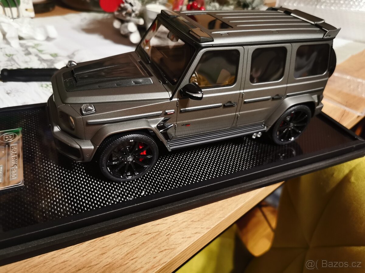 Model auto mercedes benz G brabus 1:18(škoda,tatra,zetor,ab