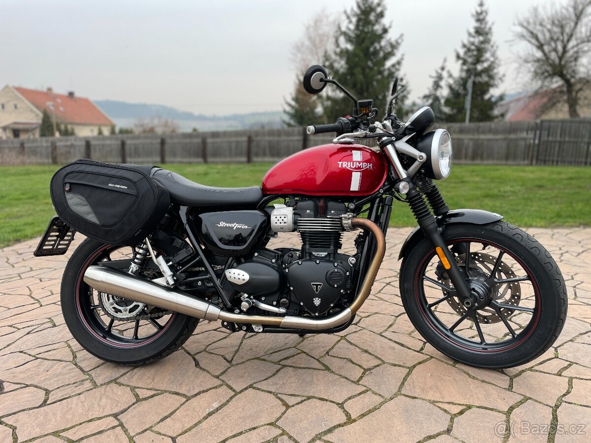 Triumph Street Twin 2018, najeto 14300km