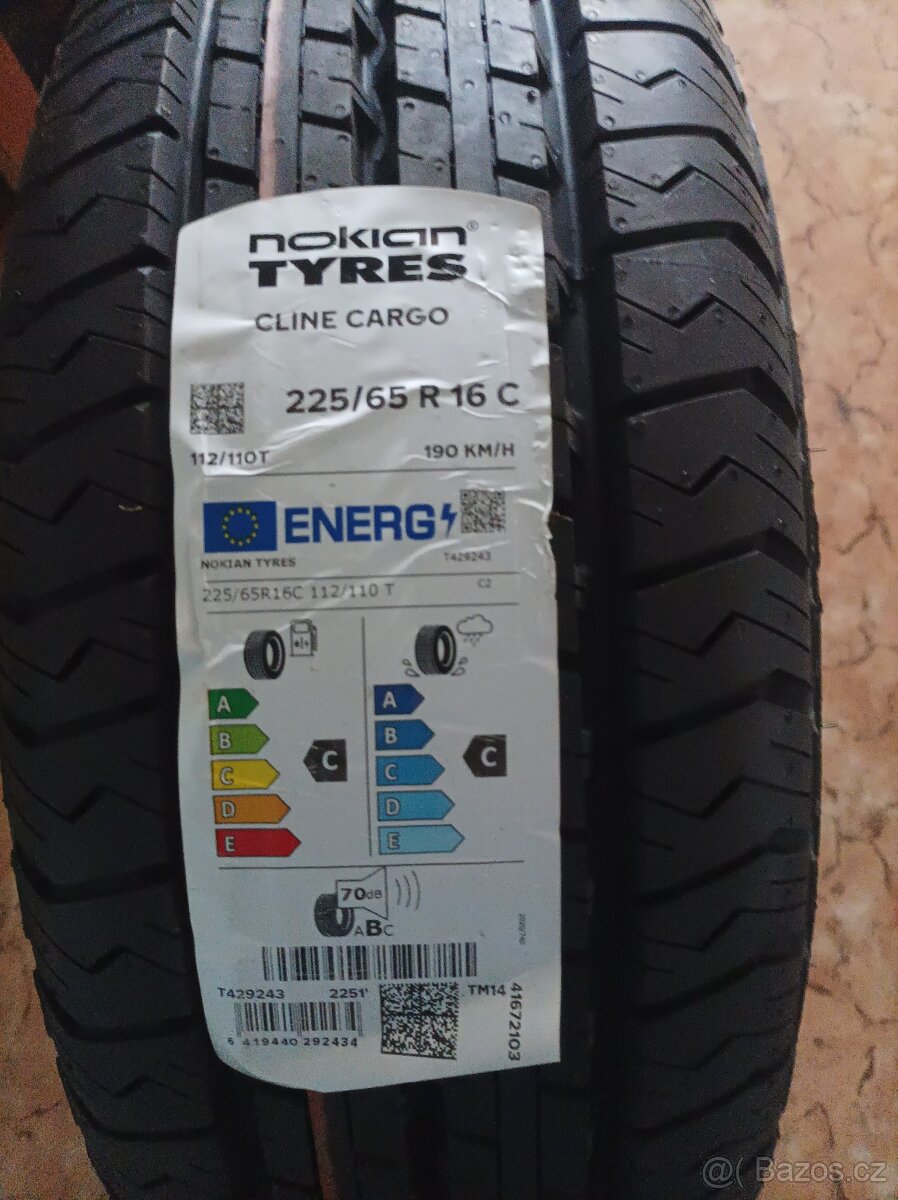 Nokian Tires cline cargo 225/65R 16c letni
