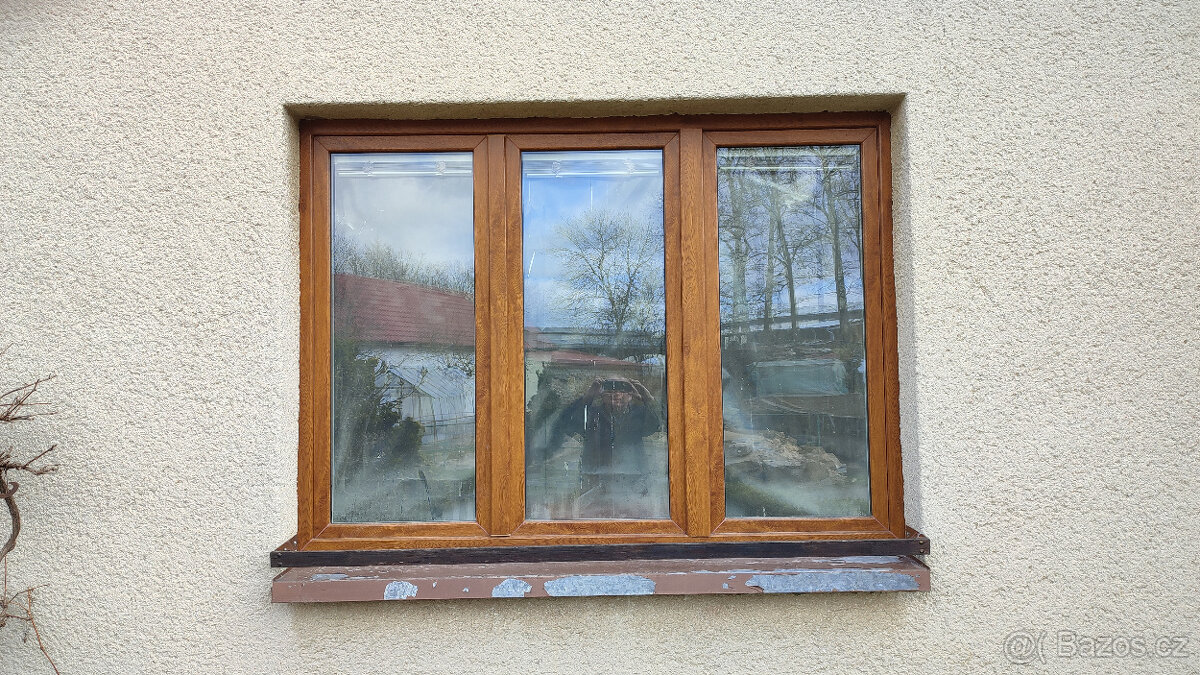 Plastové okno třídílné