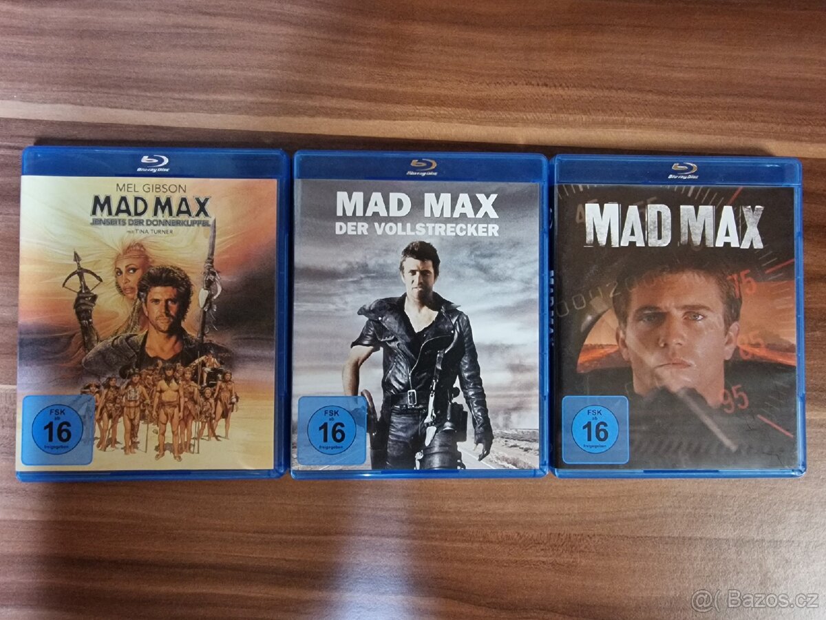 3x film na Bluray -série Mad Max, Šílený Max -Mel Gibson