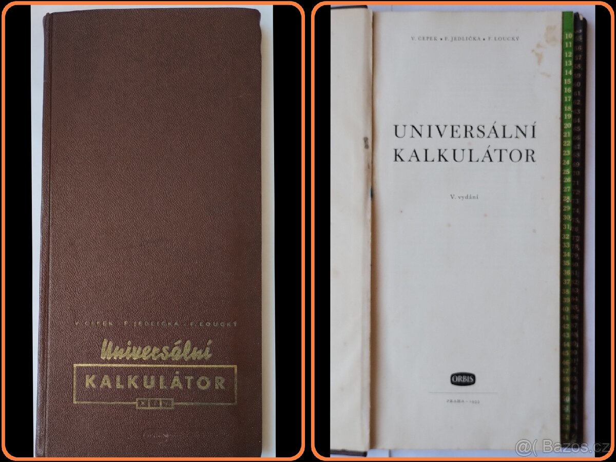 Universální kalkulátor 1955 ORBIS