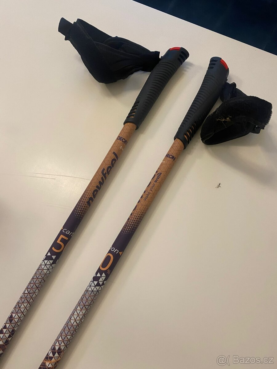 Nove karbonové hole 115cm  pro Nordic walking