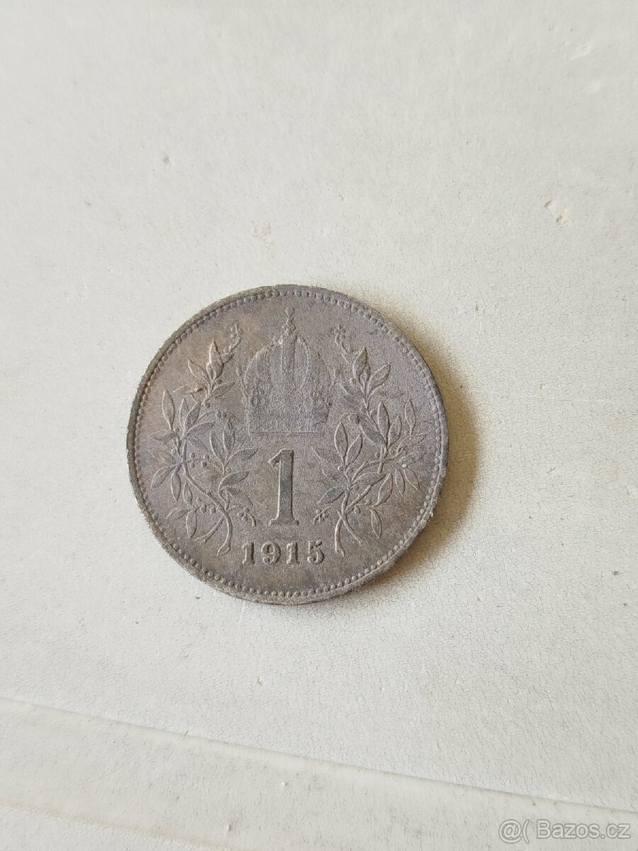 Mince 1 koruna 1915