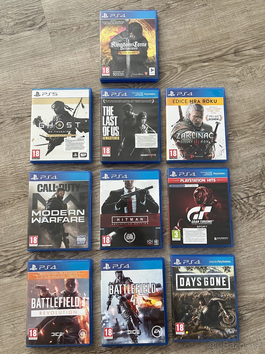PS4 a PS5 hry všeho druhu