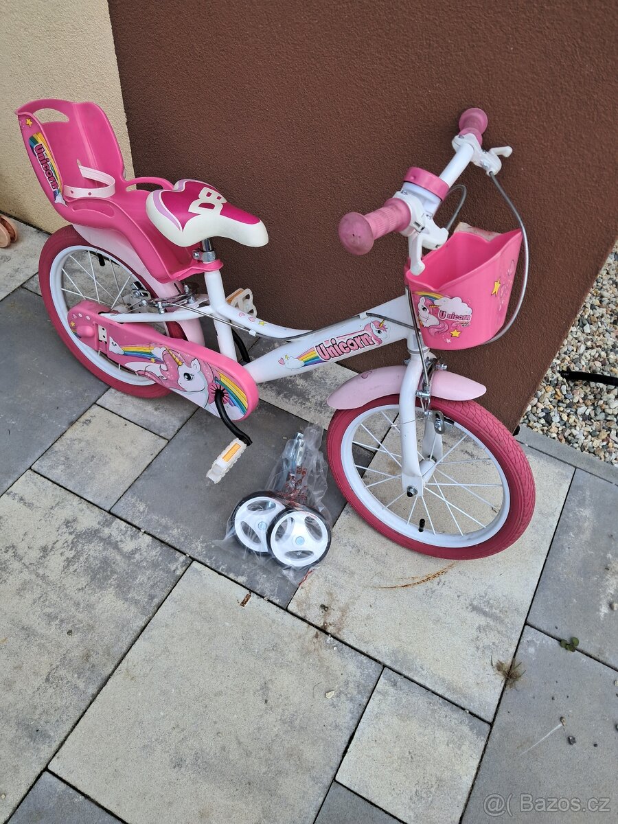 Divči dětske kolo unicorn..